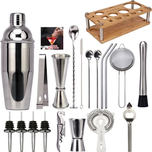 20'li 750ML Bar Kokteyl Seti Shaker Içecek Seti (Yurt Dışından)