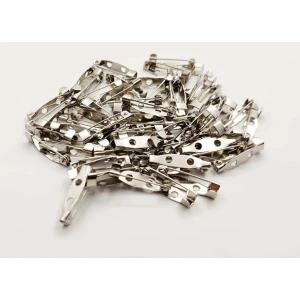 Ozan Tuhafiye Metal Broş İğnesi Aparatı 2.5 cm 50 Adet