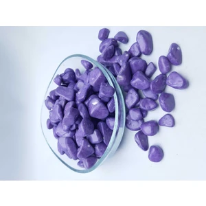Be Beauty Dekoratif Mor Renkte Orta (10-25MM) Çakıl Taşı  350 gr