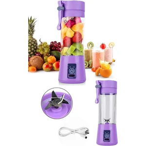 Ibico Portatif Taşınabilir USB Şarjlı El Blender 380ML Mor