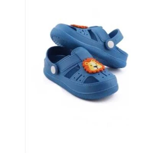 Linda Shoes Daye Anatomik Kaydırmaz Tabanlı Hayvan Figürlü Çocuk Sandalet Terlik