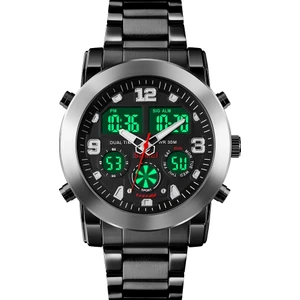 Skmeı 1642 Üç Zamanlı Ekran Aydınlık Elektronik Izle, Destek Çalar Saat (Gümüş)(Yurt Dışından)