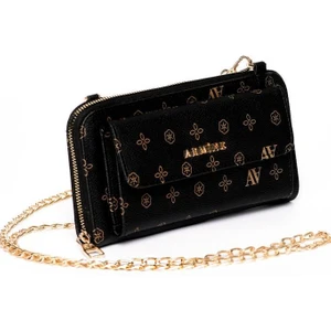 268 Baskılı Çapraz Omuz Askılı Kadın Çanta Cüzdan