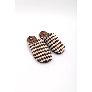 Kadın Kışlık Ev Terliği Düz Tabanlı Konforlu Pu Malzeme