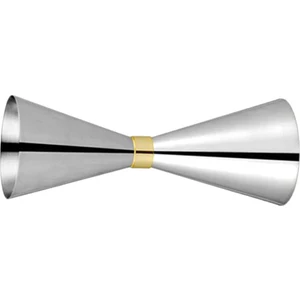 Çift Kokteyl Jigger Paslanmaz Çelik Bar Jigger Ölçü Kupası 30 / 45ML Gümüş 30 45ML Gümüş
