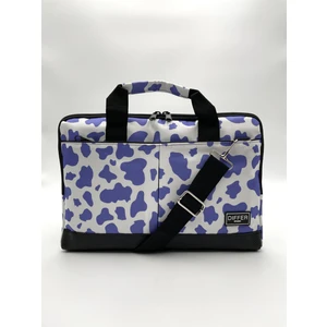 15.6'' Inç Lila Inek Desen Laptop/macbook/notebook/bilgisayar/evrak Çantası