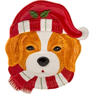 Karaca Home Cavalier Dog Dekoratif Tabak (21 Cm)