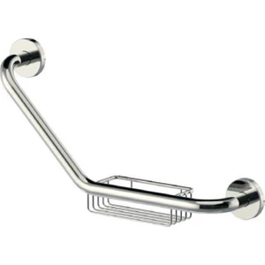 Maxiflow Açılı Küvet Süngerlikli Tutunma Barı Kolu 304 Paslanmaz Krom