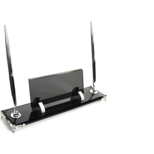 İsme Özel Kabartma Kristal Füme Masasütü İsimlik