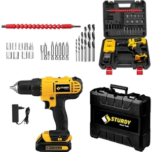 Japon Professıonel Tools 58V 8AH Ytr Metal Şanzıman Şarjlı Çift Akülü Vidalama 27PRÇ Uç Setli̇