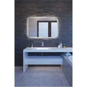 Global Led Mirror 80 x 60 Ledli Ayna Banyo Aynası Işıklı Ayna 80 x 60 cm