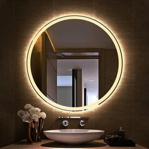 Global Led Mirror Banyo,lavabo Aynası Dokunmatik Ledli Yuvarlak 80 cm Çapında 4 mm Flotal Ayna