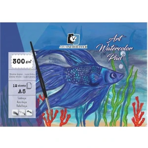 Alex Schoeller Art Watercolour Pad Sulu Boya Defteri Blok 300 Gr. A5 12 Yaprak