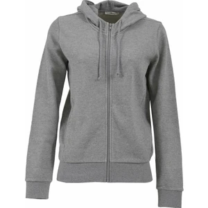 Ltb Bayan Kapişonlu Fermuarli  Nomehi Sweatshirt Gri