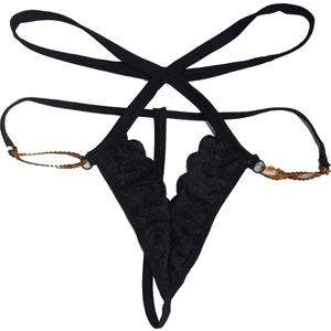 Asist Secret Magic ASM0168 Bayan Siyah Fisto Exotic String Tanga