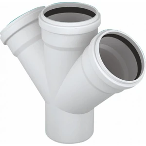 Mutfak Lavabo Gider Çoğaltıcı Aparat Üçlü Gider - Lavabo Gider Çatalı 50 x 50 x 50 Çatal
