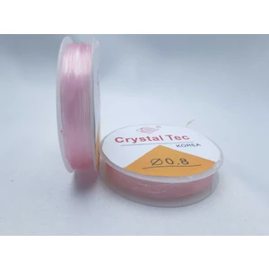 Be Beauty  Gül Kurusu Renkte 0,8 mm Kalınlıkta Silikonlu Lastik Misina (2 Adet)