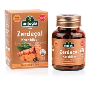 Zerdeçal Karabiber Kapsül 60LI 720 gr