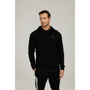 SN88 Basİc Hoodie  1pr Siyah Erkek Sweatshirt