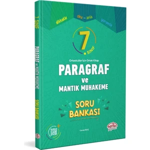 Editör Yayınları 7. Sınıf Paragraf ve Mantık Muhakeme Soru Bankası