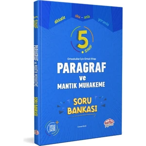 Editör Yayınları 5. Sınıf Paragraf ve Mantık Muhakeme Soru Bankası