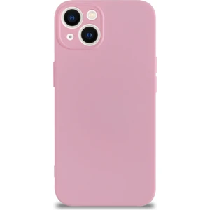 Case World Caseworld Apple iPhone 13 Kapak Kamera Korumalı Içi Kadife Lansman Silikon Kılıf - Pembe Pembe