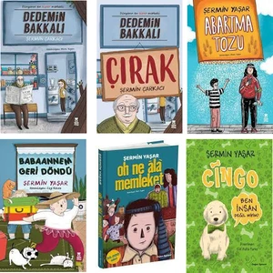 Dedemin Bakkalı - Çırak - Abartma Tozu - Cingo - Babaannem Geri Döndü - Oh Ne Ala Memleket - Şermin Yaşar 6 Kitap Set