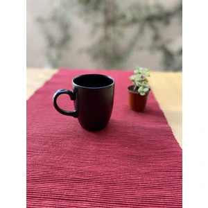 Mat Siyah Seramik Bulut Kupa