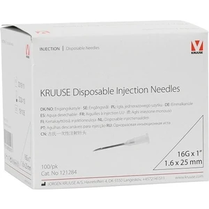 Enjektör Iğnesi 1.6 x 25 Mm. Beyaz (16G x 1) 100 Adet