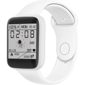 B37 Akıllı Spor Saat - Beyaz (Yurt Dışından)