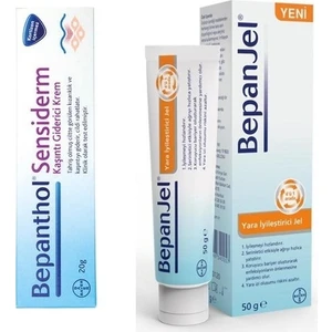Bepanthol® Sensiderm 20 Gr+Bepanjel Yara Iyileştirci Jel 50 gr