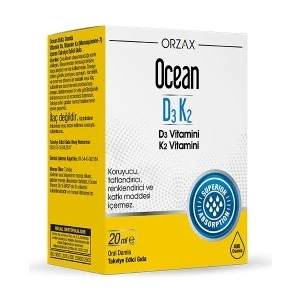 Ocean D3K2 20 ml Damla / 400 Doz