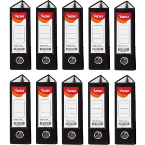 A5 Telgraf Plastik Klasör Siyah 10'lu