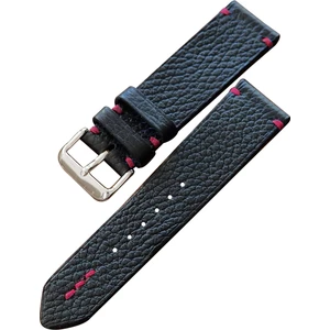 Craft Siyah Minimal Dikiş El Yapımı Deri Kordon