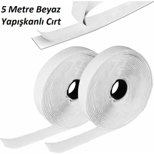 Kezban Tekstil Arkası Yapışkanlı Cırt Bant 2 Cm*5 Metre Beyaz