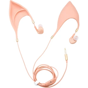 Elf 3.5mm Kulakiçi Kulaklıklar Kablolu Kulak Kulaklık Mic ile Cosplay Kulaklık (Yurt Dışından)