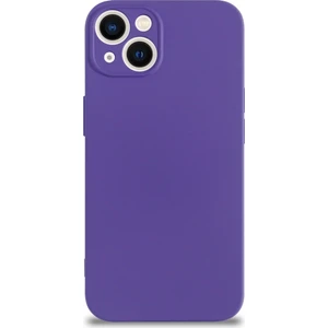 Caseart Apple iPhone 13 Kapak Kamera Korumalı Içi Kadife Lansman Silikon Kılıf - Mor