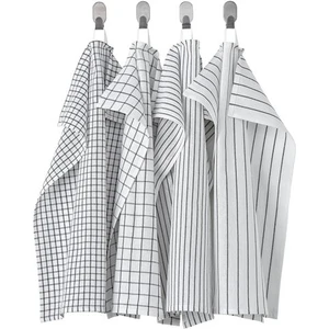 IKEA Kurulama bezi meridyendukkan beyaz-gri pamuk 45 x 60 cm mutfak havlusu