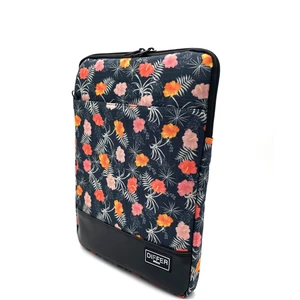 Studio 14'' Inç Kot Görünümlü Çiçek Desenli Laptop/macbook/notebook/tablet/evrak Kılıfı