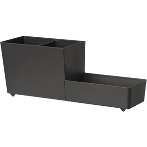 3 Bölmeli Kaşıklık,çatal Bıçak,siyah Kaşıklık,delikli 31 cm Adet Siyah Renk