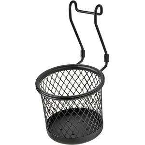 Siyah Renk Asılabilir Delikli Kaşıklık Çatal Kaşıklık Bıçaklık 14X16 cm Siyah