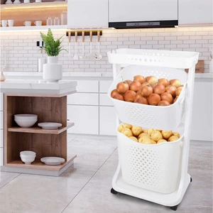 TP-748 Kat Kat Çok Amaçlı Organizer Sepet Beyaz