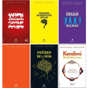 Yeni Dünyanın Cesur Insanı - Kimsenin Bilemeyeceği Şeyler - Insan Kalmak - Değişen Beynim - Kendimi Keşfediyorum - Sinan Canan 6 Kitap Set