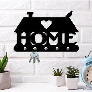 Toprak Lazer Kesim Home Anahtarlık Askılık Dekoratif Home Anahtarlık