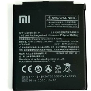 Xiaomi Redmi 5A (BN34) Batarya Pil