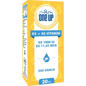 One Up Vitamin D3 + K2 20 ml Damla