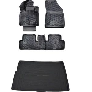 Citroen C4 Grand Picasso 7 Koltuk 2013+ 3D Paspas ve Bagaj Seti