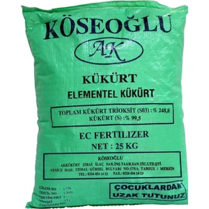 Elementel Kükürt 25KG