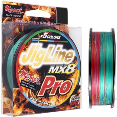 Momoi Jig Line Mx8 Pro 0,18MM 300M 11.3kg Pe1.2 Multicolor Fiyatı