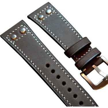 Ventum Craft Koyu Kahverengi Rivet El Yapımı Deri Kordon Fiyatı